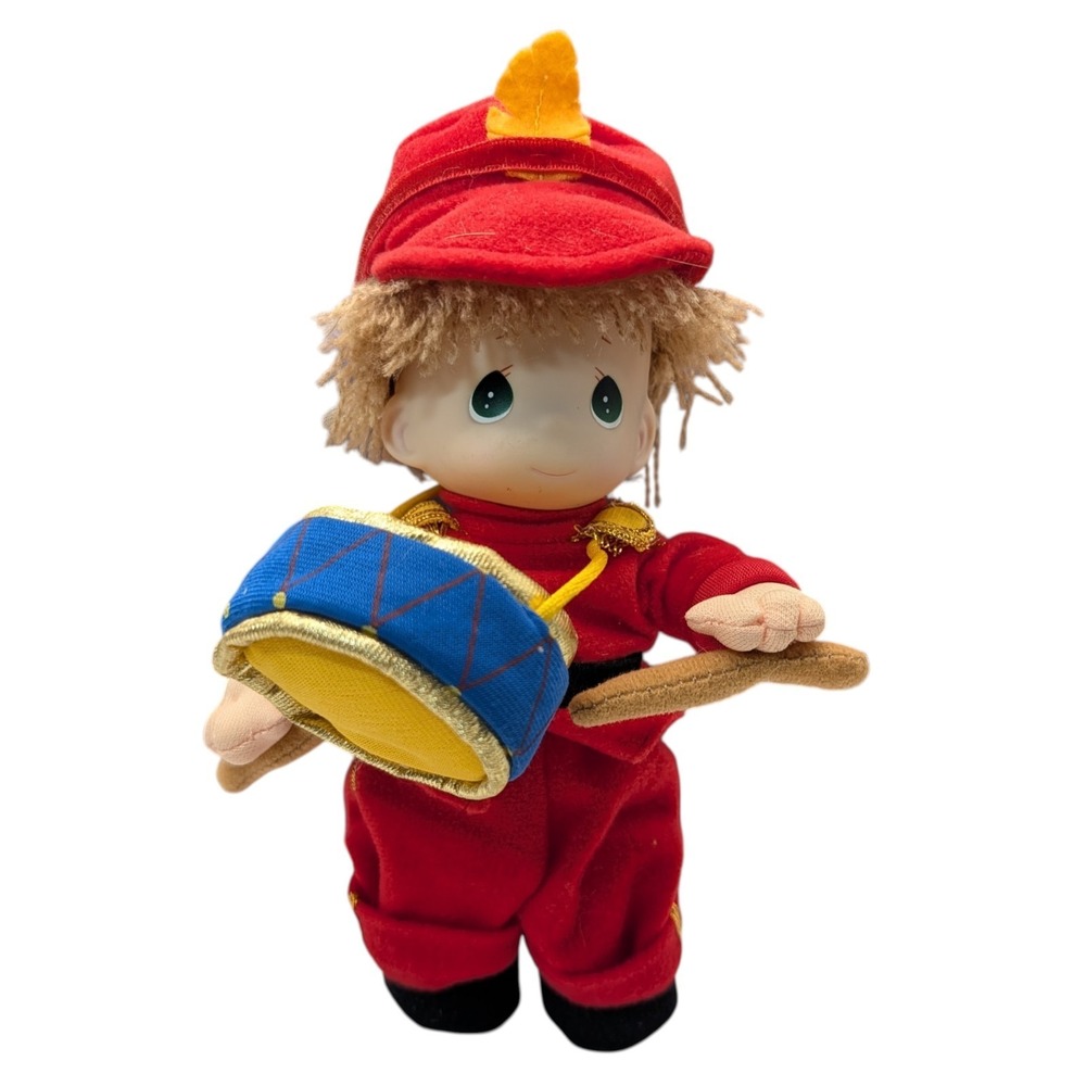 Vintage Precious‎ Moments Doll Drummer Boy Luv N Care Collection Cloth Christmas
